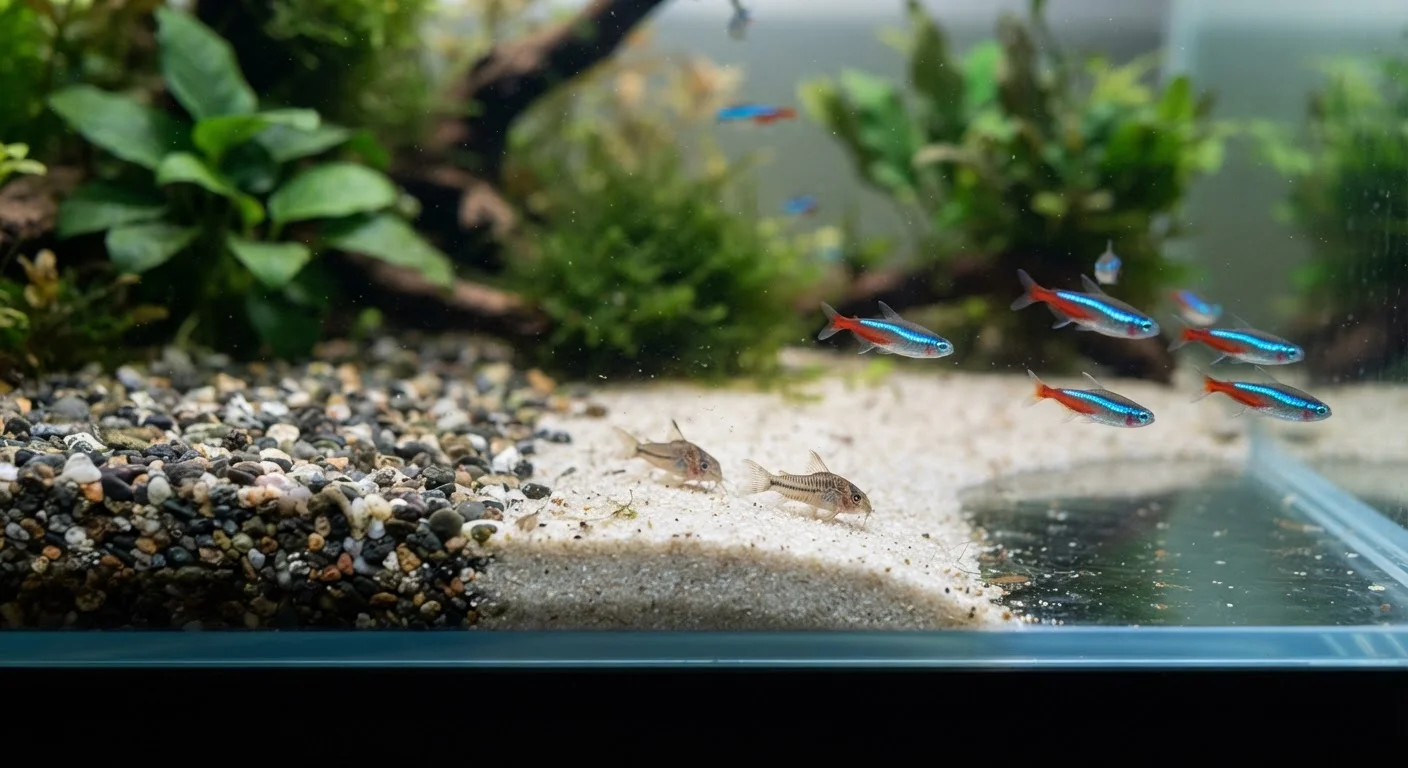 Aquarium Substrate: Gravel, Sand, and Bare-Bottom Tanks Compared