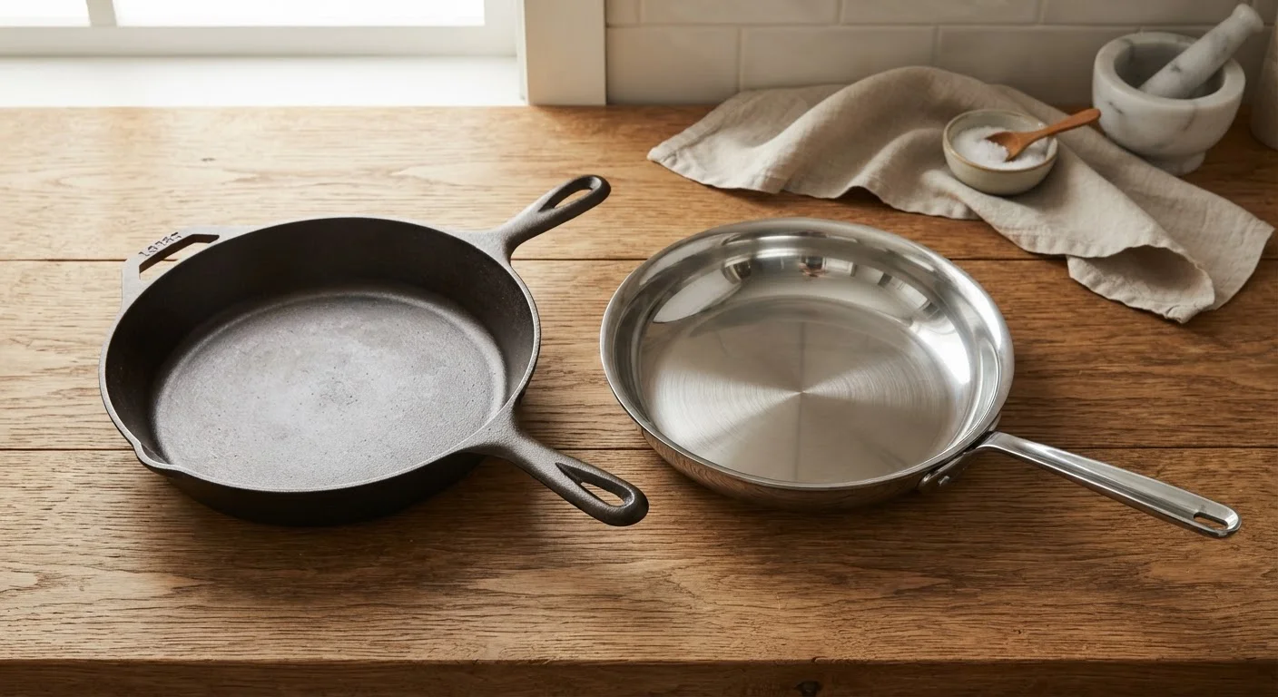 Cast Iron vs Stainless Steel: Which Pan Suits Your Cooking Style?