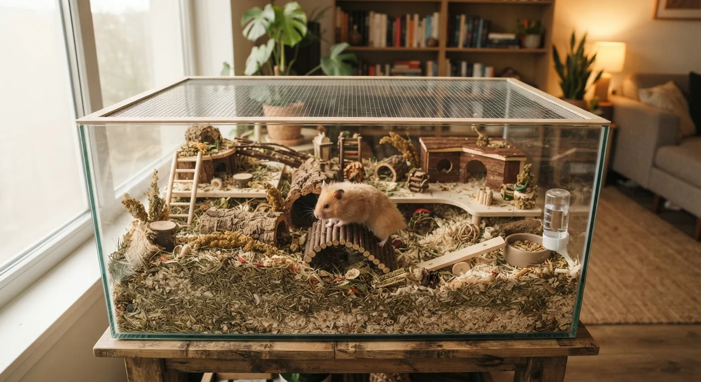 Keeping a Hamster Happy in a Small Home