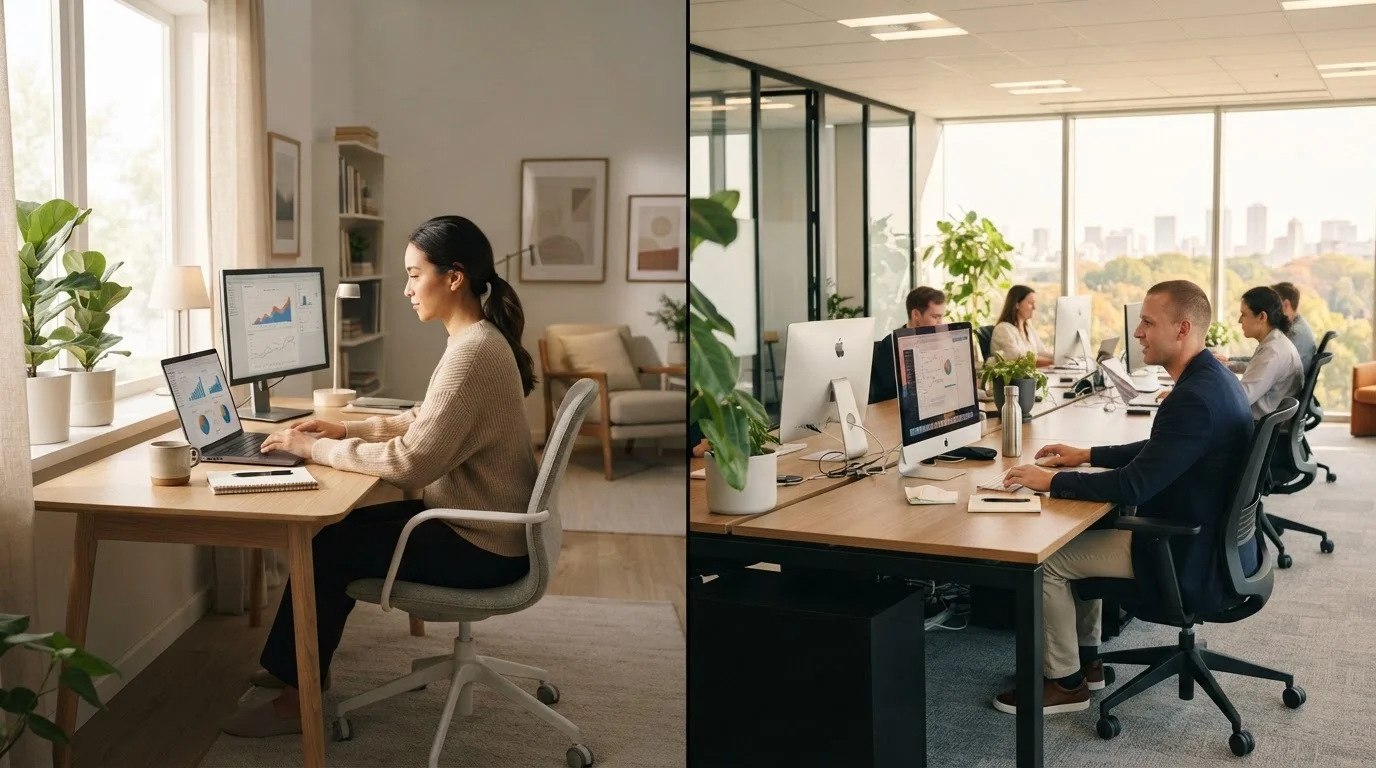 Remote Work vs. Office Work: What Changes and What Stays the Same