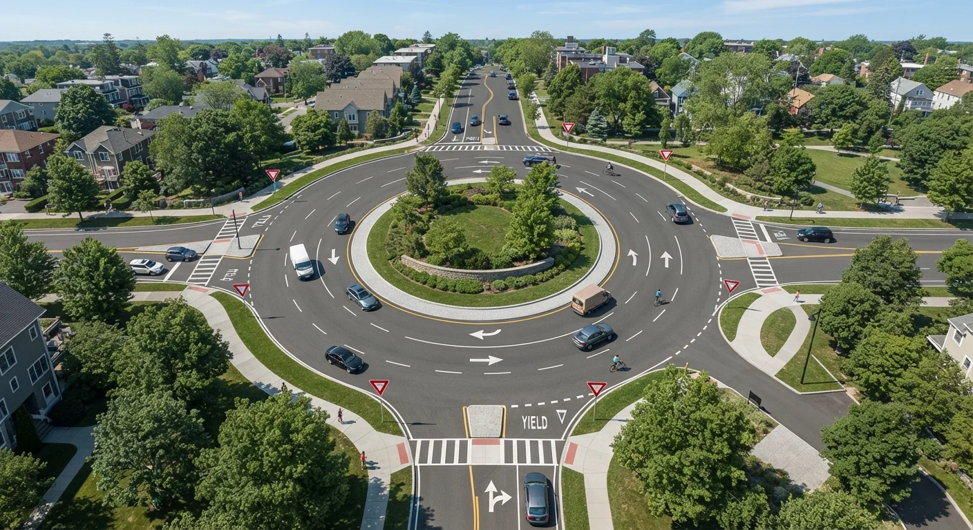 Roundabouts, Priority Roads, and Right-of-Way Rules Explained