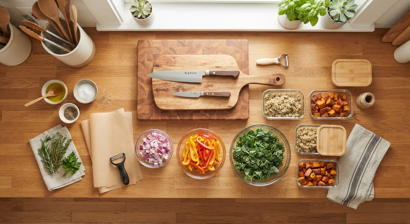 Setting Up Your Kitchen Before a Prep Session