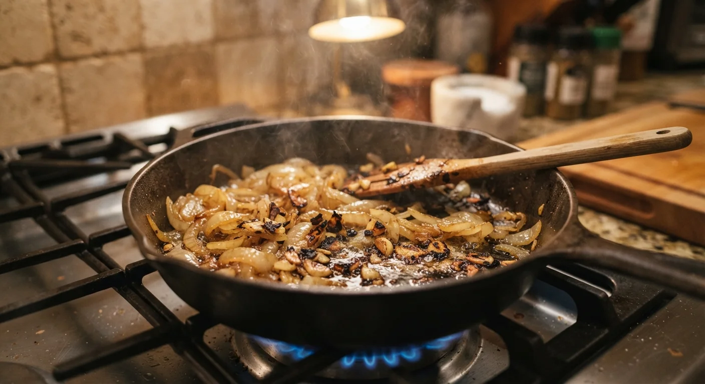 Why Your Garlic Burns Before the Onions Are Even Soft